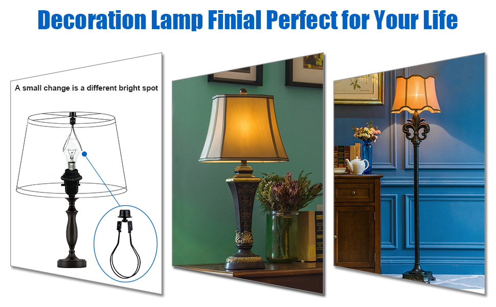2 PACK Lamp Shade Light Bulb Clip Adapter, WEAVERBIRD Lamp