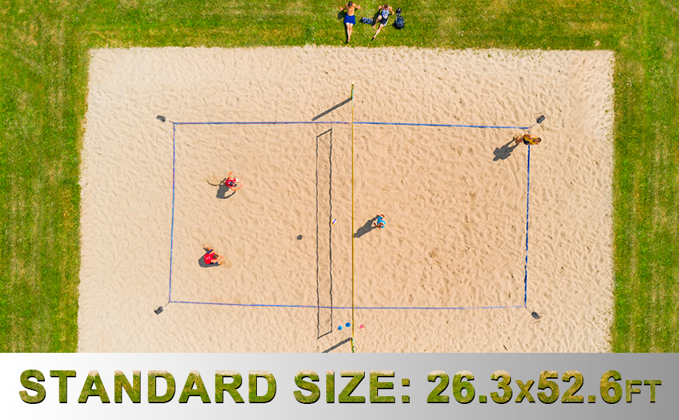 volleyball lines for sand