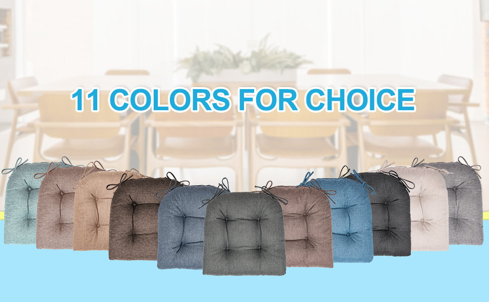 Kyaringtso Chair Cushions for Dining Chairs, 4 Pack Soft