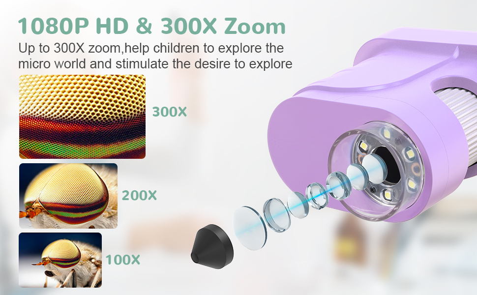 Microscope for Kids Digital Microscope with 2.8 Inch