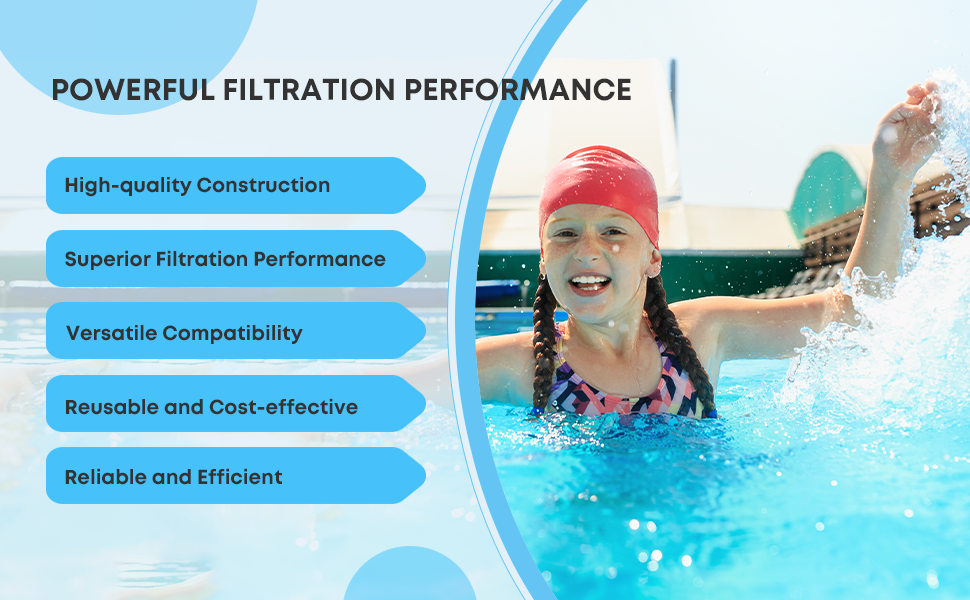 Type B Pool Filter Reusable Above Ground Pool Filter