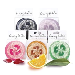 luffa loofa spong exfoliator body shower bath women facial sensitive moisture rejuvenating organic