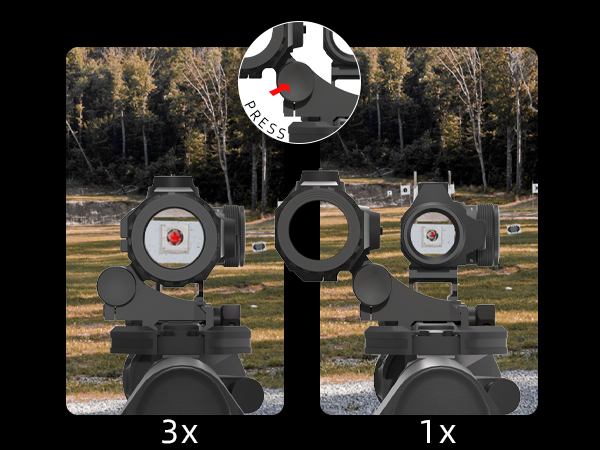 Amazon.com: Vector Optics 3x22 Flip to Side Magnifier