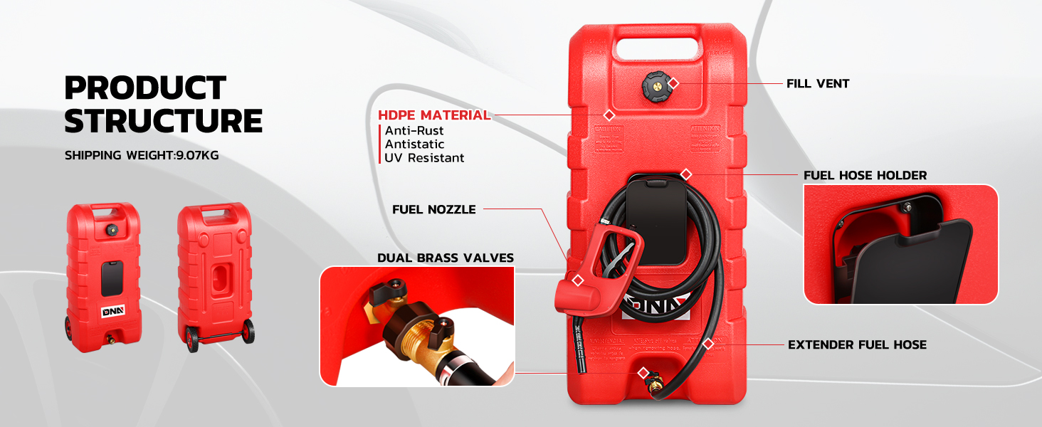 58L Portable Fuel Caddy