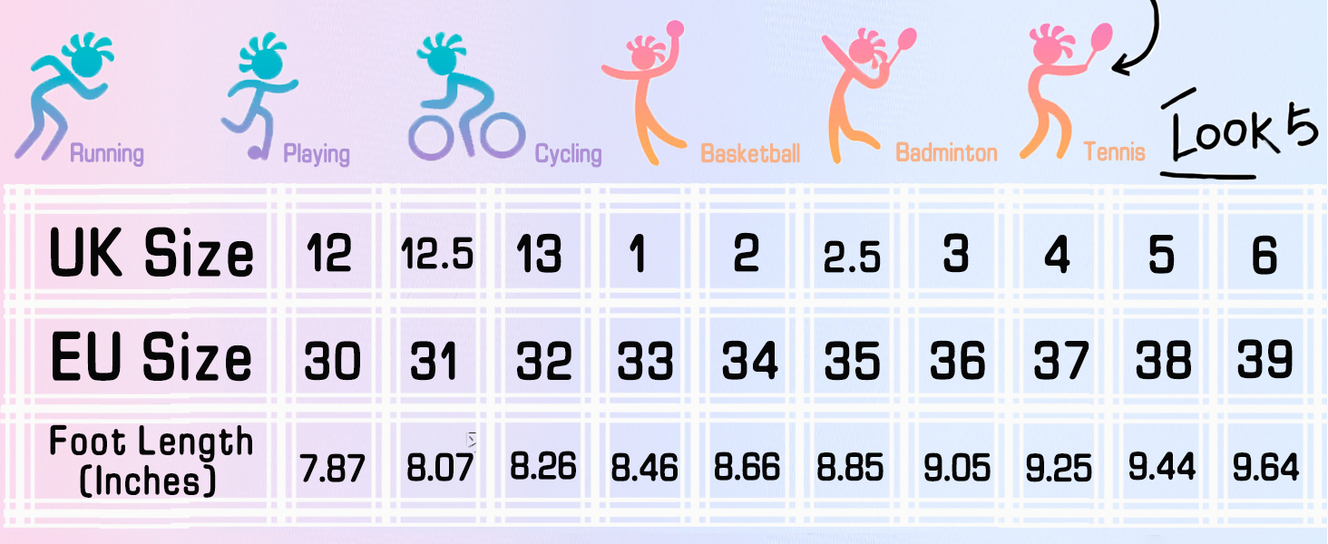 Boys Trainers Kids Sneakers Running Walking Shoes