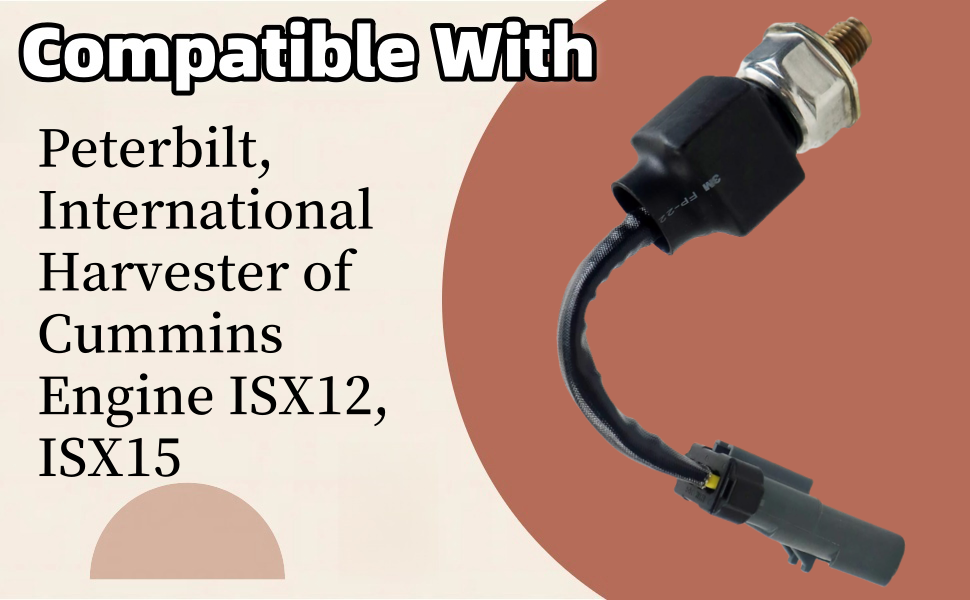 Amazon.com: 2897581 Common Rail Fuel Pressure Sensor 5PP5-7