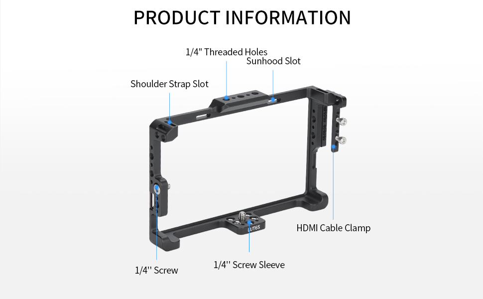 Cage for Feelworld LUT6/ LUT6S/ LUT6E