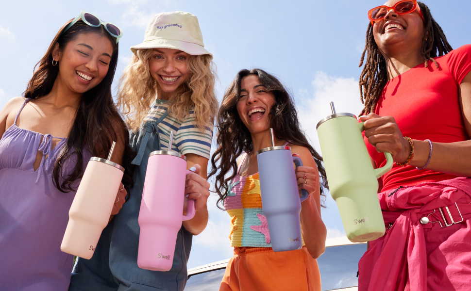 Amazon.com: S'well Recycled Stainless Steel Tumbler XL with Straw