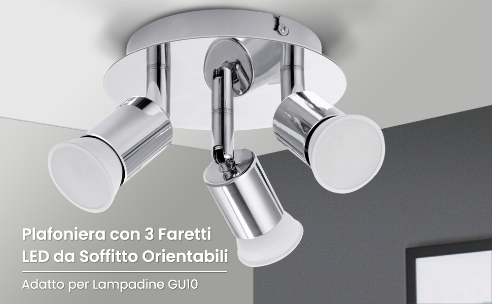 lampada a led orientabile