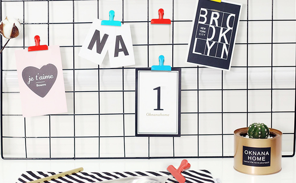 Artcut 8 Pack Bulldog Clips, Binder Clips, Metal Clips, Clips Clamps