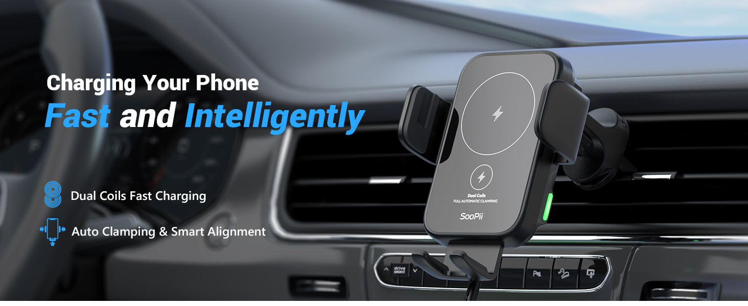 wireless car charger mount