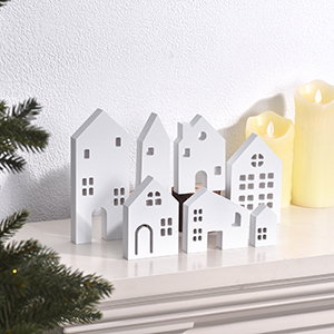 farmhouse table Christmas decor