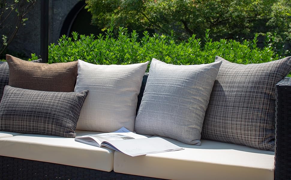 Kevin Textile Pack of 2 Decorative Outdoor Waterproof