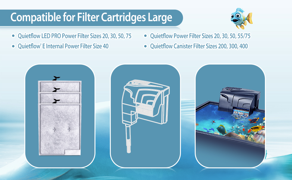 ELXXROONM 12 Pack Large Filter Cartridges Compatible with