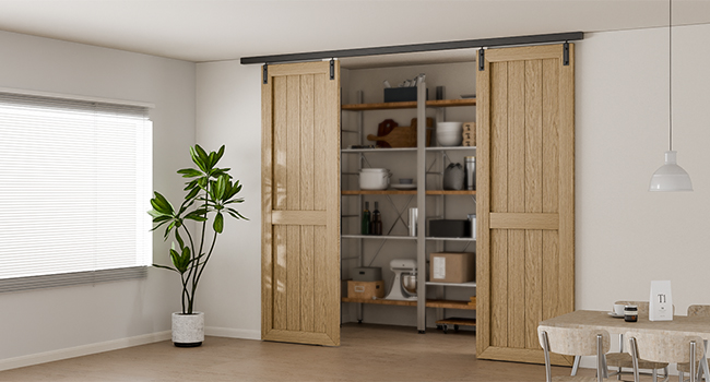 ceiling mount barn door hardware kit 