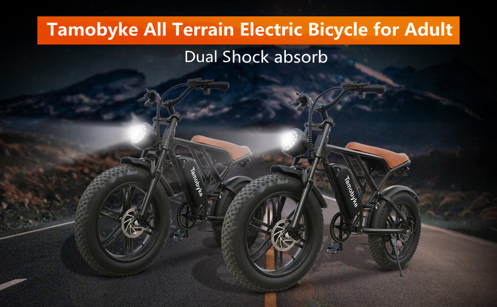Tamobyke H9 Electric Bike 1000W Motor Assist 28MPH 48V