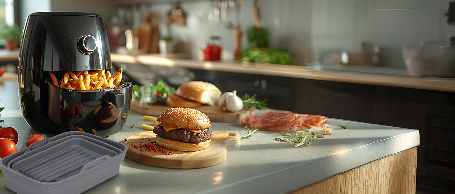silicone fryer mat