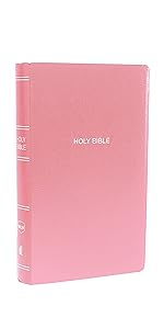 nkjv Gift Bible Pink Leathersoft