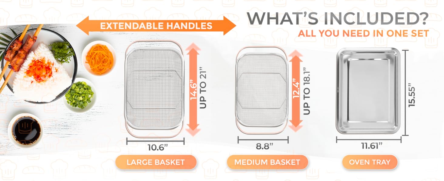 Air Fryer Basket for Oven