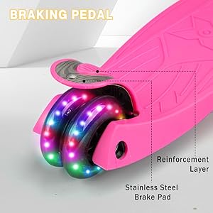 3 wheel scooter for kids ages 6-12