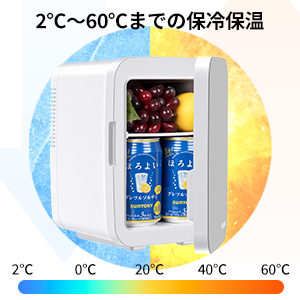 冷温庫 4L 小型 ポータブル冷蔵庫 保冷・保温用 ペルチェ式 省エネ 静音 Amazon | EENOUR 冷温庫 4L 小型 ポータブル冷蔵庫 保冷・保温用