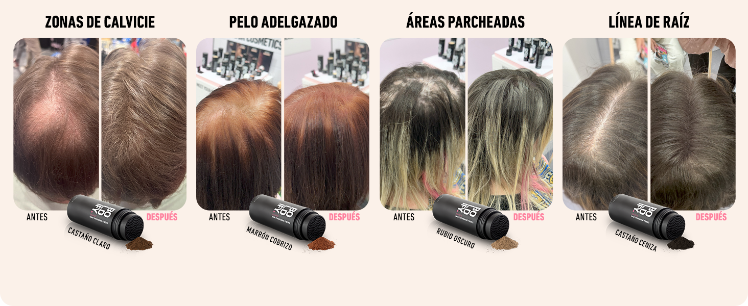 Fibras de espessamento capilar