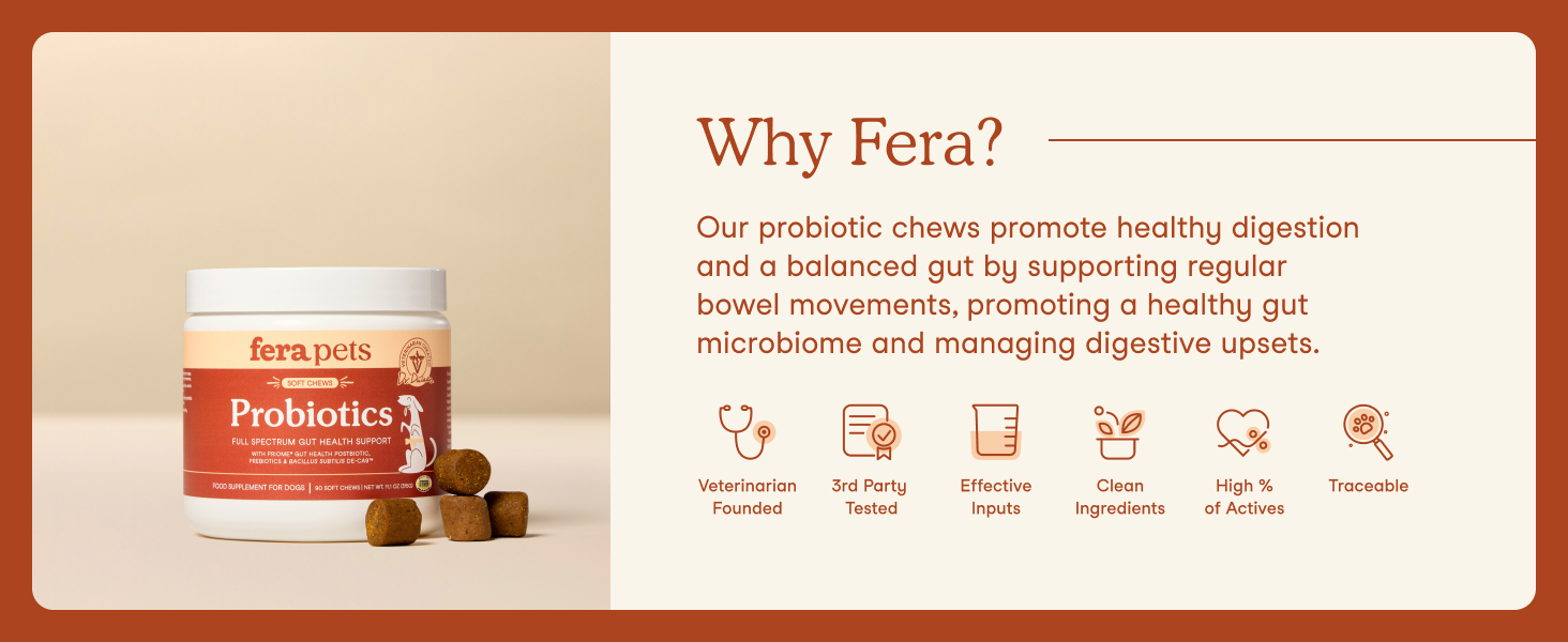 Fera pets Probiotics Soft Chews