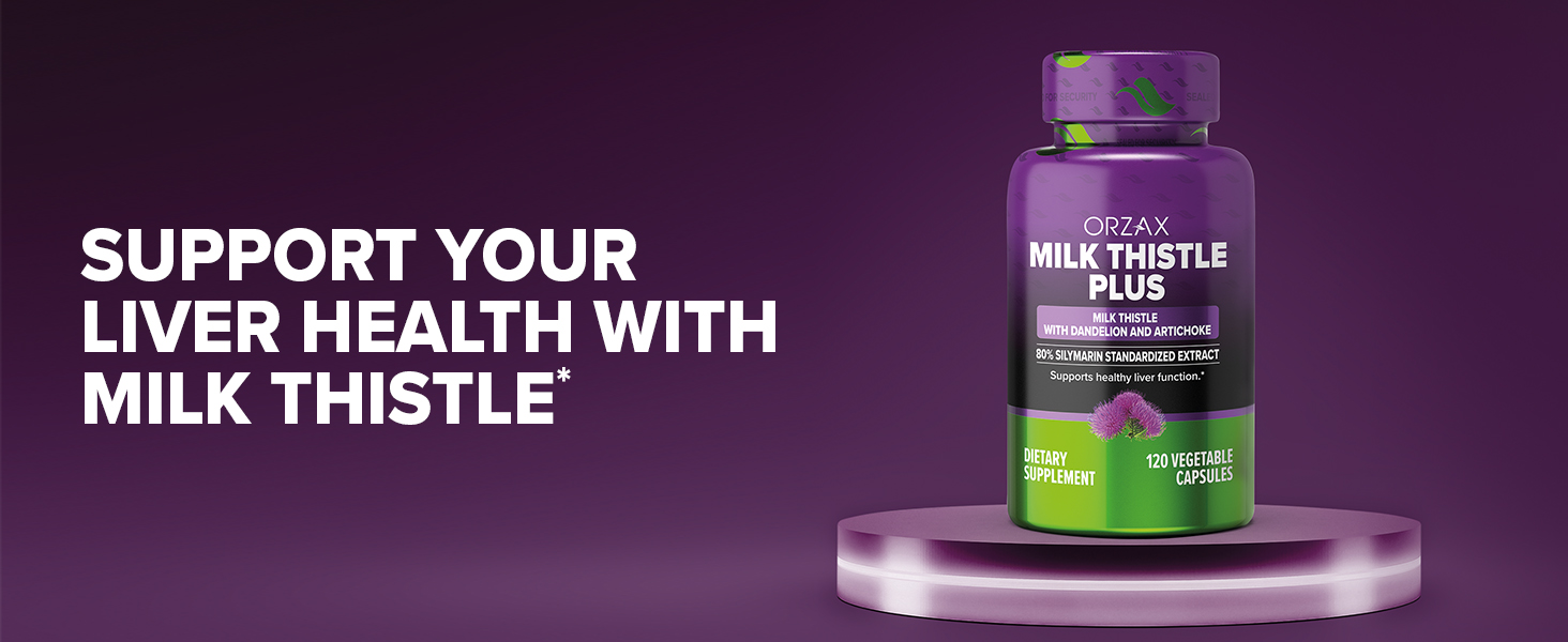 orzax milk thistle plus support your liver health with milk thistle