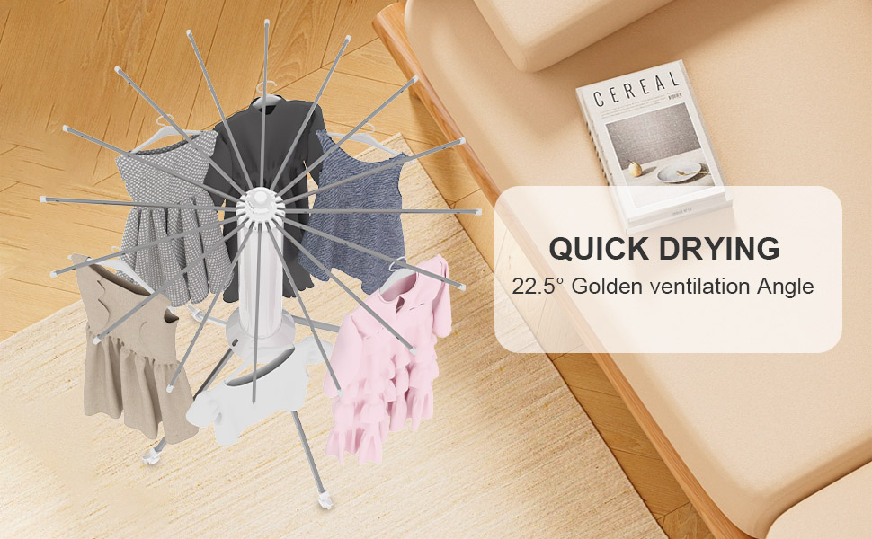 Octopus Cylinder Clothes Drying Rack