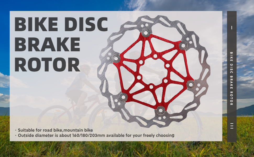 disc brake rotor size road bike