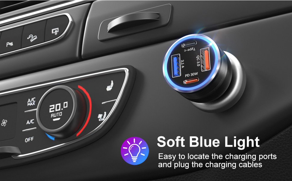 usb c cigarette lighter adapter