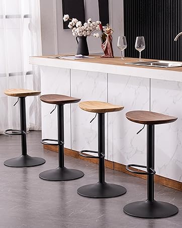Baolande ホワイトカウンターチェア 2脚セット バースツール Amazon｜Baolande 白 カウンターチェア 2脚セット 回転 昇降式