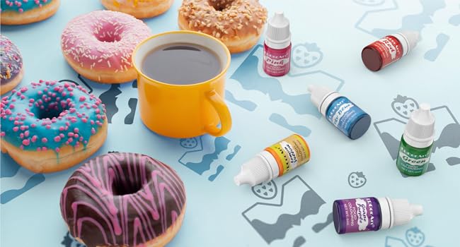 food colouring, food coloring, food dye, food colouring liquid, food coloring for cakes, cream