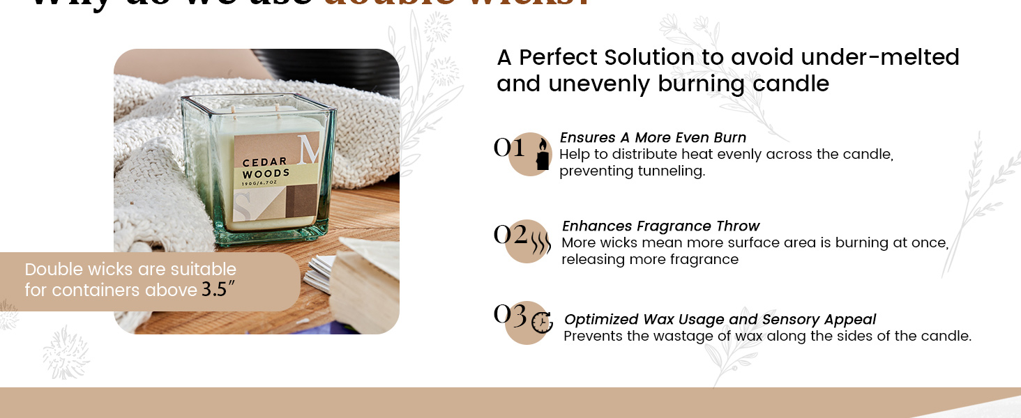 clean even burning candles for home scented