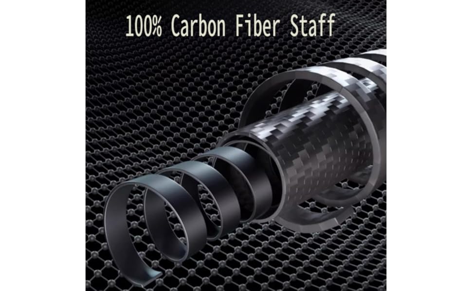 100% Carbon Fiber Staff make Ultra light trekking pole