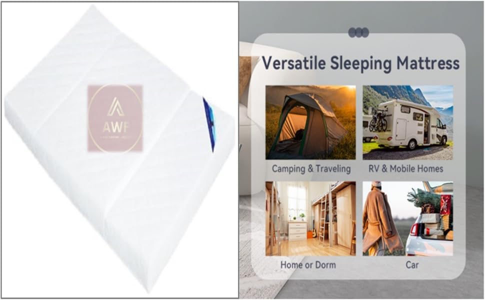 Double Medicated Folding Mattress