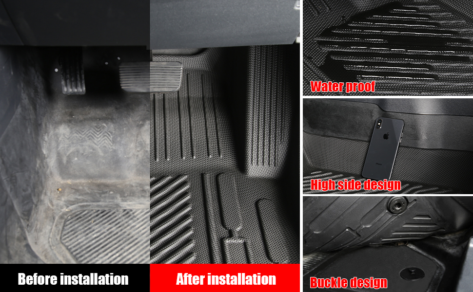 ford bronco 2-door cover set back seat cover cargo liner crago lower mats with floor mat2