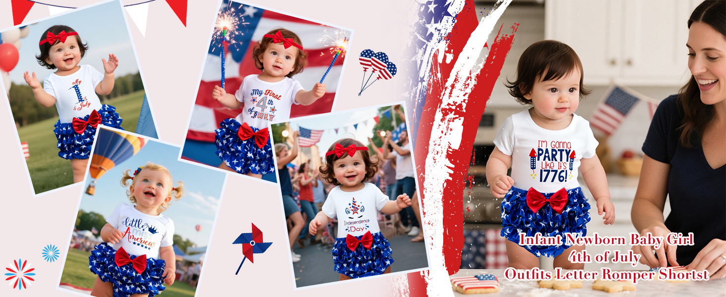  Baby Girl 4th of July Outfits 