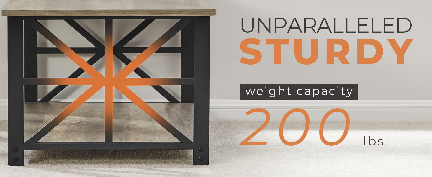 coffee table with storage