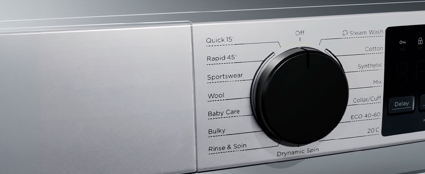 Panasonic Front Load Washing Machine, Wash Programs