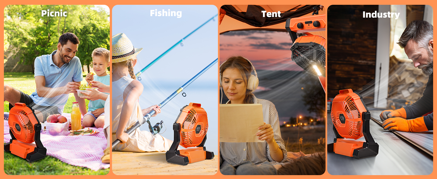 ventilador recargable