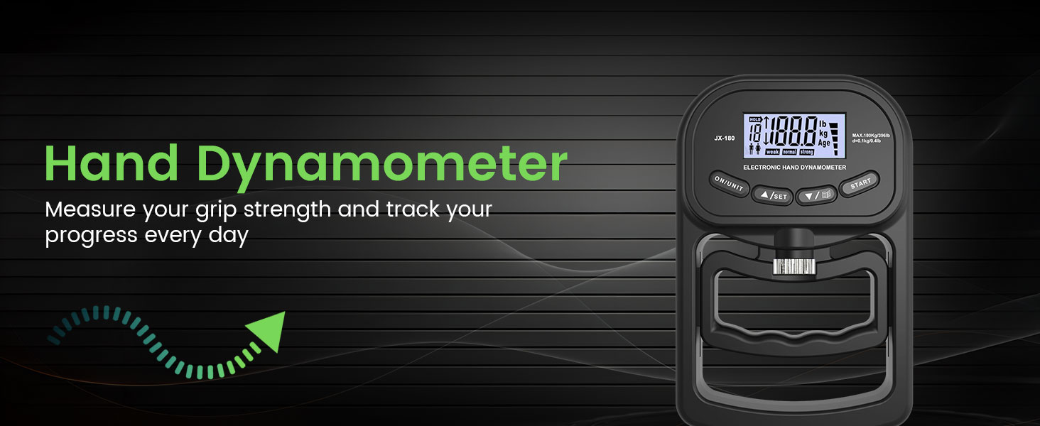 TEMPTIPS 180kg / 396lbs Grip Strength Trainer Grip