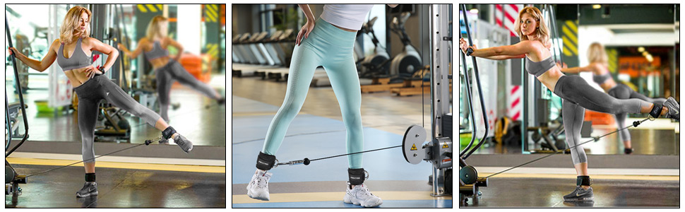 Fußschlaufen Kabelzug mit