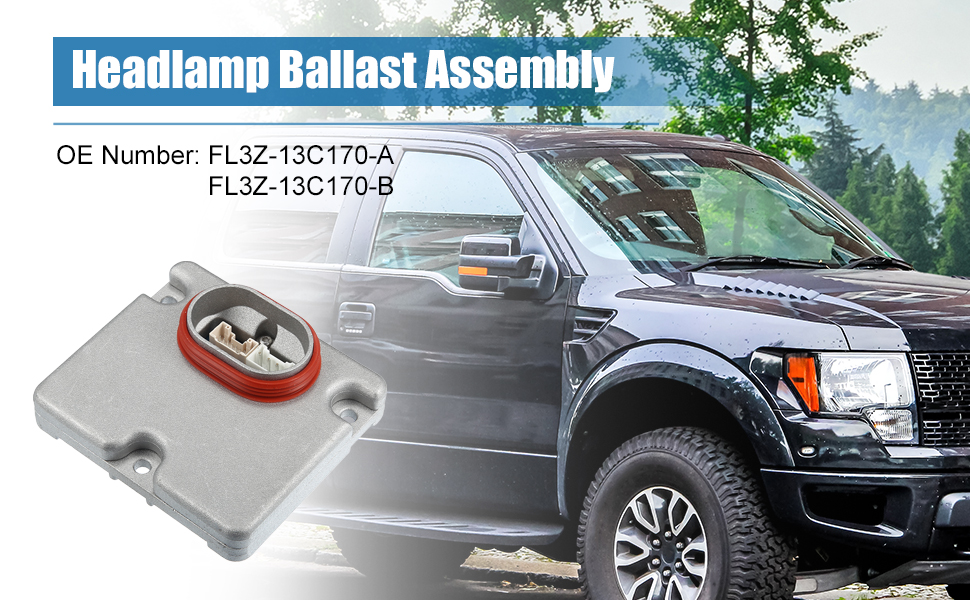 X AUTOHAUX Headlamp Ballast Assembly for Ford F150 F250 F
