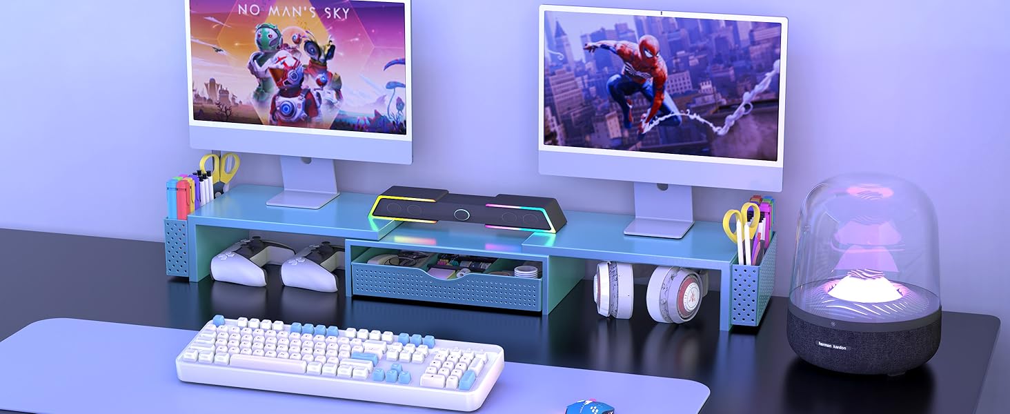 dual monitor stand