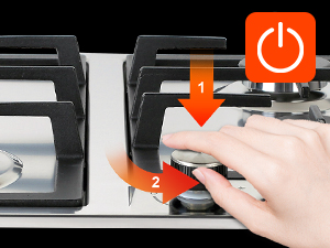 Built-in Gas Cooktop, 4 Burners Stainless Steel Gas Hob Cooker With Flame Failure Protection Gasland Chef GH60SF 11 Gasland Chef Gas Hob