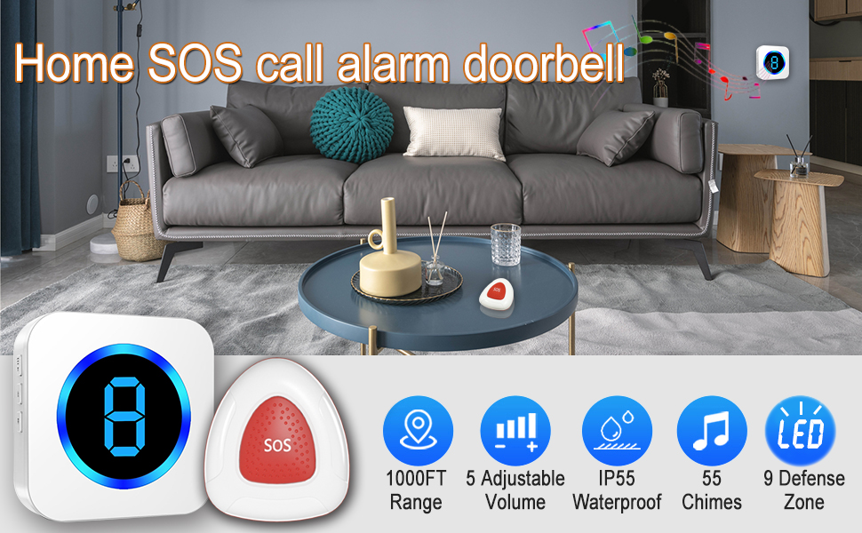 SOS button for elderly