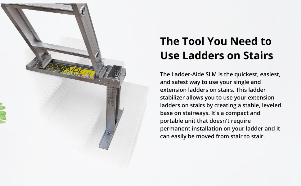 Ideal Security LadderAide SLM, Ladder Leveler for Single