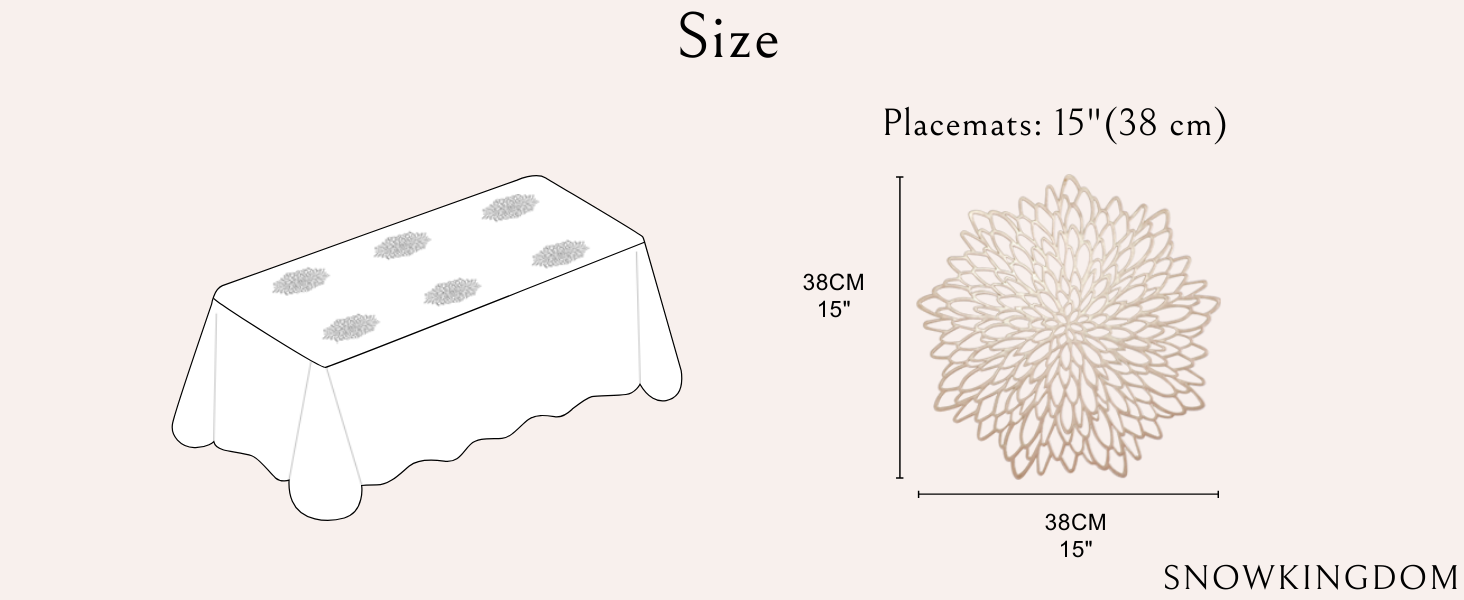 gold round placemats
