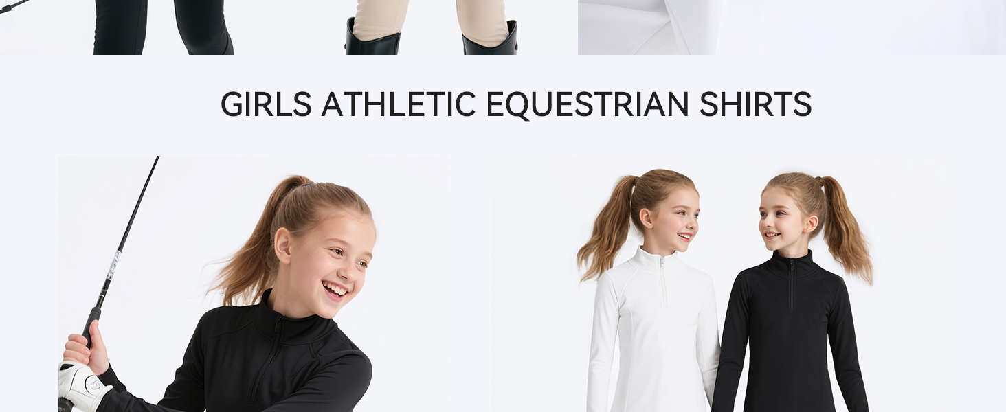 girls equestrian shirt